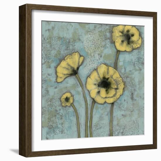 Sun Poppies II-Jennifer Goldberger-Framed Art Print