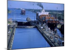 Sun Princess in Gatun Lock, Panama Canal, Panama-Cindy Miller Hopkins-Mounted Photographic Print