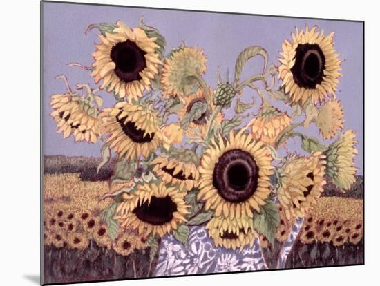 Sun Queen, 1995-Lillian Delevoryas-Mounted Giclee Print