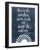 Sun Quote I-Grace Popp-Framed Art Print