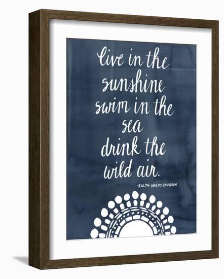 Sun Quote I-Grace Popp-Framed Art Print