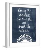 Sun Quote I-Grace Popp-Framed Art Print