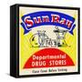 Sun Ray Departmental Drug Stores-null-Framed Stretched Canvas