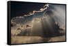 Sun rays and clouds, Togo, Africa-Art Wolfe-Framed Stretched Canvas