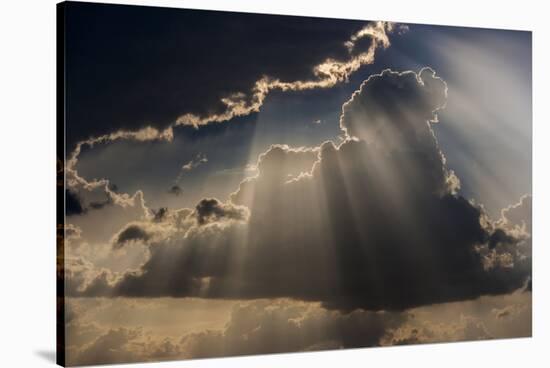 Sun rays and clouds, Togo, Africa-Art Wolfe-Stretched Canvas