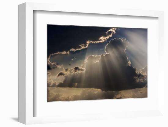 Sun rays and clouds, Togo, Africa-Art Wolfe-Framed Photographic Print