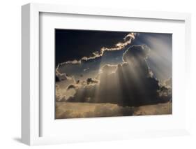 Sun rays and clouds, Togo, Africa-Art Wolfe-Framed Photographic Print