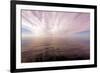 Sun Rays Through Clouds Above the Ocean, Greenland-Françoise Gaujour-Framed Photographic Print