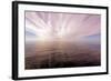 Sun Rays Through Clouds Above the Ocean, Greenland-Françoise Gaujour-Framed Photographic Print