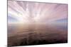 Sun Rays Through Clouds Above the Ocean, Greenland-Françoise Gaujour-Mounted Photographic Print