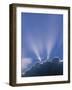 Sun Rays Through Clouds-Jon Arnold-Framed Photographic Print