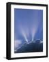 Sun Rays Through Clouds-Jon Arnold-Framed Photographic Print