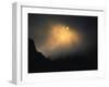 Sun Rises Over Mountain Top, Kilimanjaro-Michael Brown-Framed Photographic Print