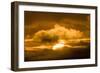 Sun Rising Through the Clouds at Dawn, ANWR, Alaska, USA-Steve Kazlowski-Framed Photographic Print