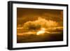 Sun Rising Through the Clouds at Dawn, ANWR, Alaska, USA-Steve Kazlowski-Framed Photographic Print