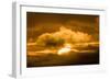 Sun Rising Through the Clouds at Dawn, ANWR, Alaska, USA-Steve Kazlowski-Framed Photographic Print