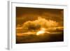 Sun Rising Through the Clouds at Dawn, ANWR, Alaska, USA-Steve Kazlowski-Framed Photographic Print