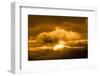 Sun Rising Through the Clouds at Dawn, ANWR, Alaska, USA-Steve Kazlowski-Framed Photographic Print