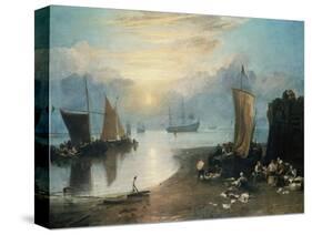Sun Rising Through Vapor-J.M.W. Turner-Stretched Canvas