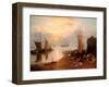 Sun Rising Through Vapour-J M W Turner-Framed Giclee Print
