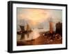 Sun Rising Through Vapour-J M W Turner-Framed Giclee Print