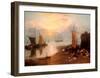 Sun Rising Through Vapour-J M W Turner-Framed Giclee Print