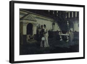 Sun's Last Rays in the Atrium, 1896-Stepan Vladislavovich Bakalowicz-Framed Giclee Print