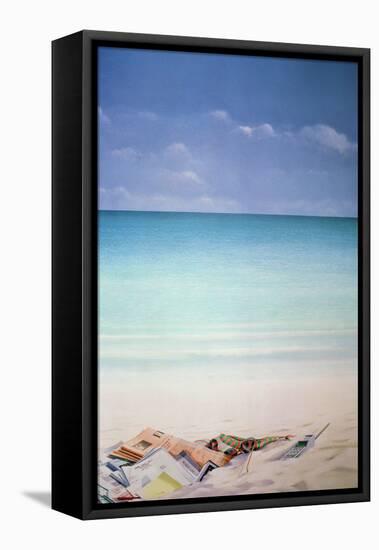 Sun, Sand and Money I-Lincoln Seligman-Framed Stretched Canvas