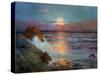 Sun Set by the Sea, 1925-Fernand Loyen du Puigaudeau-Stretched Canvas