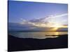 Sun Sets over Flathead Lake, Montana, USA-Chuck Haney-Stretched Canvas