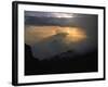 Sun Sets Over Meru, Kilimanjaro-Michael Brown-Framed Photographic Print