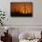 Sun Setting behind Cacti-DLILLC-Framed Stretched Canvas displayed on a wall