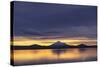 Sun Setting behind Mountain-DLILLC-Stretched Canvas