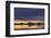 Sun Setting behind Mountain-DLILLC-Framed Photographic Print