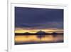 Sun Setting behind Mountain-DLILLC-Framed Photographic Print