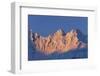 Sun Setting on Fief Mountains-Paul Souders-Framed Photographic Print