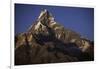 Sun Setting on Machhapuchare-Paul Souders-Framed Photographic Print