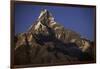 Sun Setting on Machhapuchare-Paul Souders-Framed Photographic Print