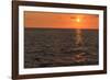Sun setting on ocean off Maui, Hawaii, USA-Stuart Westmorland-Framed Photographic Print