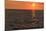 Sun setting on ocean off Maui, Hawaii, USA-Stuart Westmorland-Mounted Photographic Print