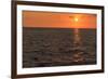 Sun setting on ocean off Maui, Hawaii, USA-Stuart Westmorland-Framed Photographic Print