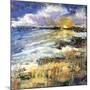 Sun Setting on the Scurrying Beach-Anne Farrall Doyle-Mounted Giclee Print