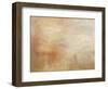 Sun Setting over a Lake-JMW Turner-Framed Giclee Print