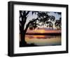 Sun Setting over Brickhill River-James Randklev-Framed Photographic Print