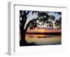 Sun Setting over Brickhill River-James Randklev-Framed Photographic Print