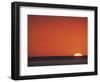 Sun Setting Over Gulf of Mexico, Florida, USA-Rolf Nussbaumer-Framed Premium Photographic Print
