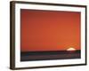 Sun Setting Over Gulf of Mexico, Florida, USA-Rolf Nussbaumer-Framed Photographic Print