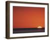 Sun Setting Over Gulf of Mexico, Florida, USA-Rolf Nussbaumer-Framed Photographic Print