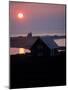 Sun Setting over Newly Constructed Prefabricated House on Block Island-John Zimmerman-Mounted Photographic Print