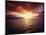 Sun Setting over Pacific Ocean-James Randklev-Mounted Photographic Print